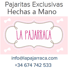 La Pajarraca - Pajaritas personalizadas Hechas a Mano