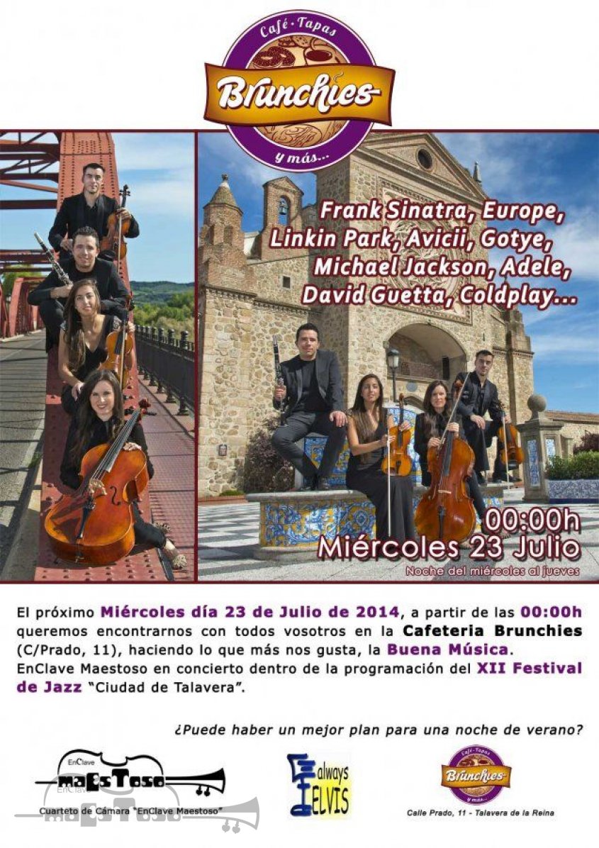 Concierto de EnClave Maestoso en el XII Festival de Jazz Ciudad de Talavera