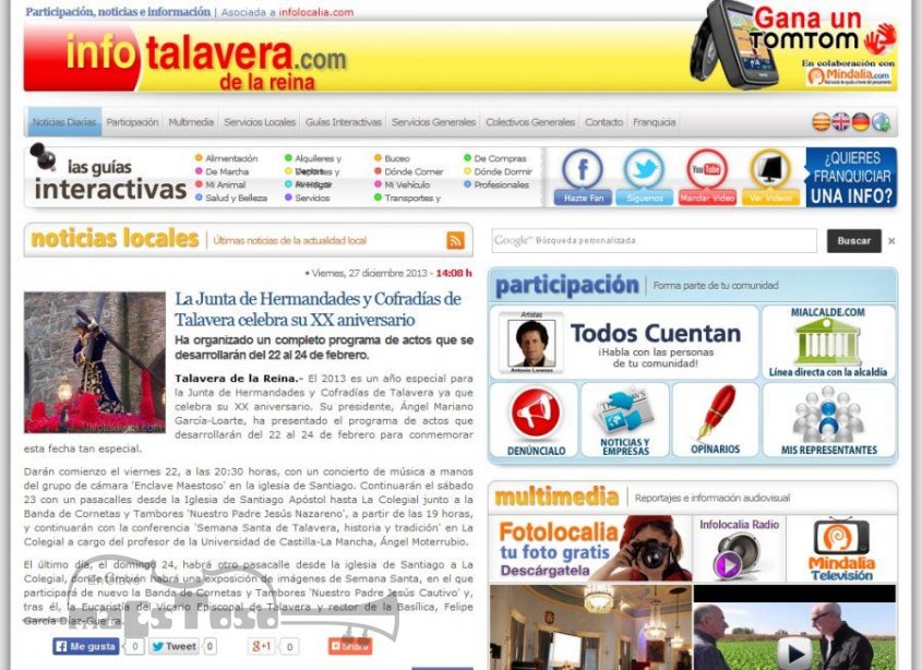 La Junta de Hermandades y Cofradías de Talavera Celebra su XX Aniversario