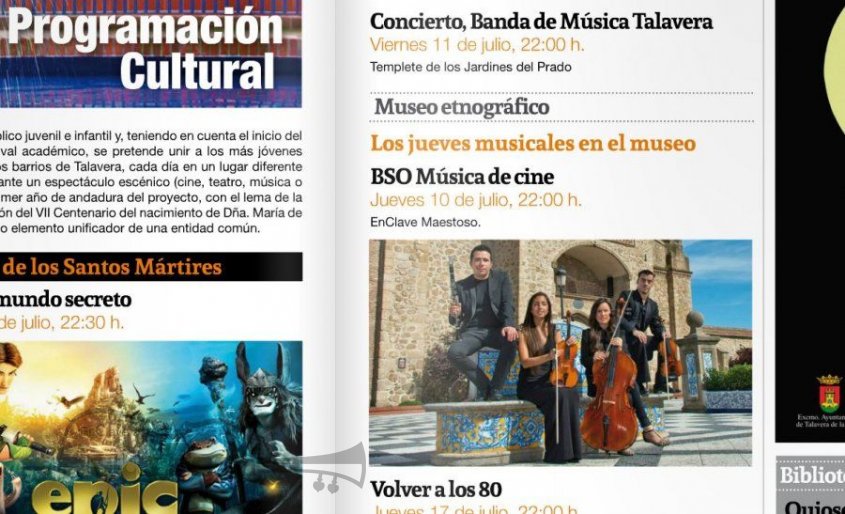 Los Jueves Musicales en el Museo - BSO Música de Cine