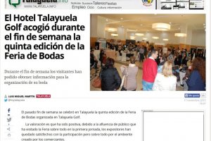 El Hotel Talayuela Golf acogió durante el fin de semana la 5ª Feria de Bodas