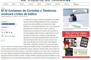 El IV Certamen de Cornetas y Tambores Motivará Cortes de Tráfico