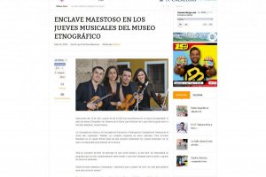 EnClave Maestoso en los jueves musicales del Museo Etnográfico 