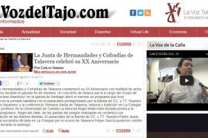 La Junta de Hermandades y Cofradías de Talavera Celebró su XX Aniversario