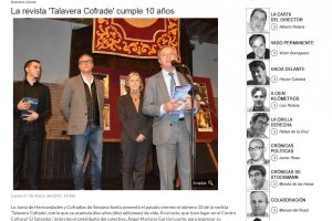 La revista 'Talavera Cofrade' cumple 10 años
